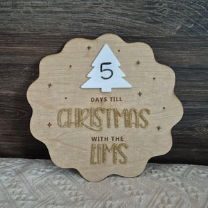 Christmas Countdown Sign