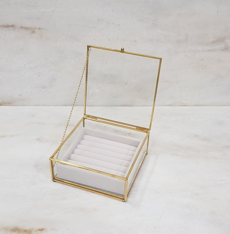 Single Tier Square Jewellery Box