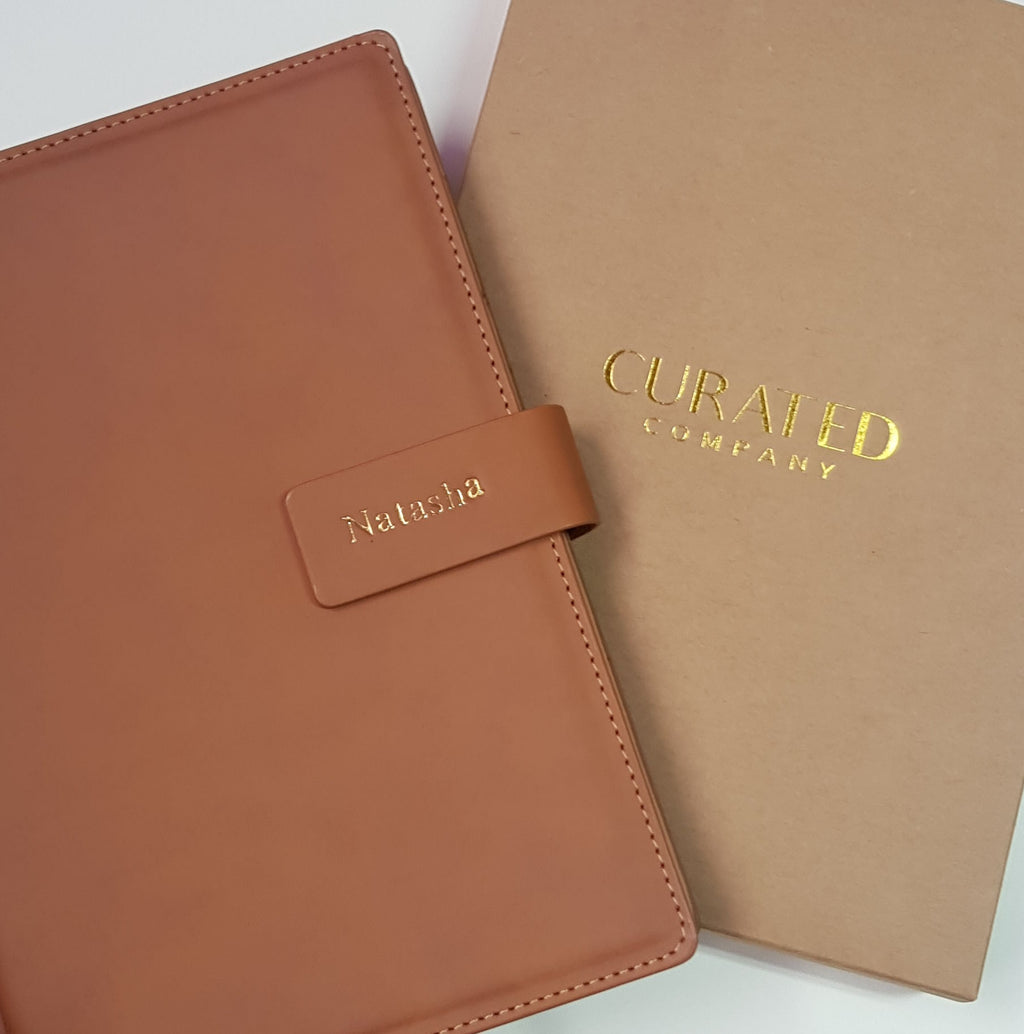 Leather Hard Cover Notebook
