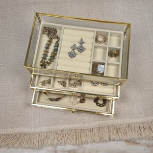 Three Tier Rectangle Jewellery Box