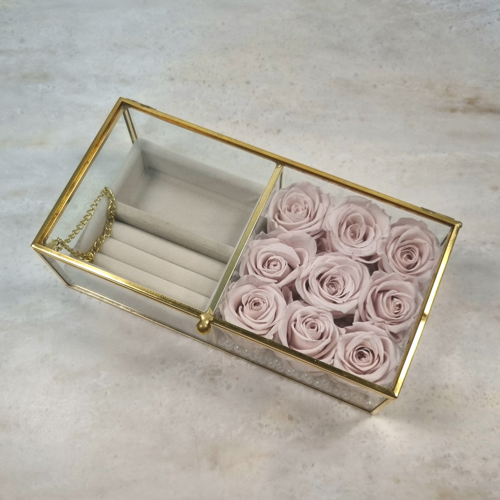 Floral Jewellery Box (Orchid)