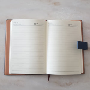 Leather Hard Cover Notebook