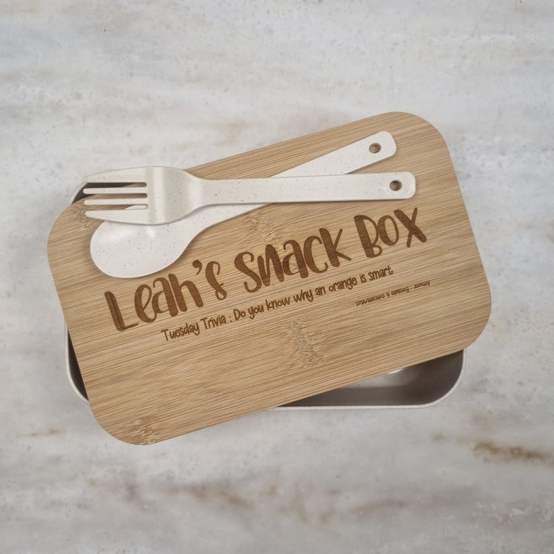 Wood Snack Box