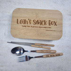Wood Snack Box